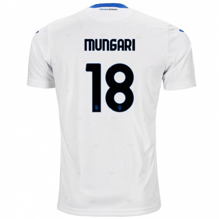 Kandiny Kinder Giuseppe Mungari #18 Weiß Auswärtstrikot Trikot 2024/25 T-Shirt