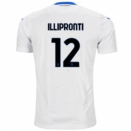 Kandiny Kinder Filippo Illipronti #12 Weiß Auswärtstrikot Trikot 2024/25 T-Shirt