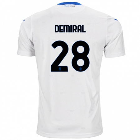 Kandiny Kinder Merih Demiral #28 Weiß Auswärtstrikot Trikot 2024/25 T-Shirt