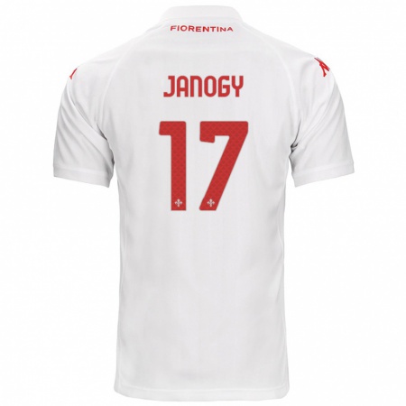 Kandiny Kinder Madelen Janogy #17 Weiß Auswärtstrikot Trikot 2024/25 T-Shirt