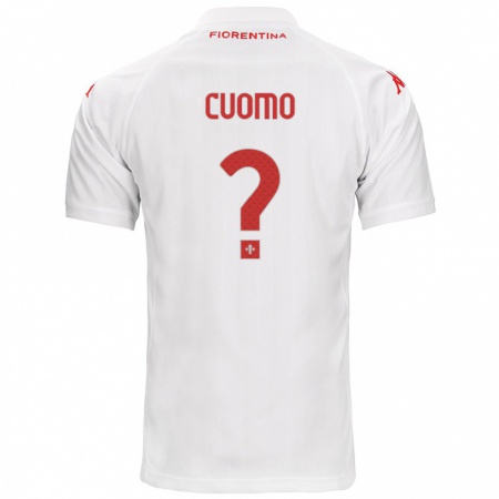 Kandiny Kinder Raffaele Cuomo #0 Weiß Auswärtstrikot Trikot 2024/25 T-Shirt