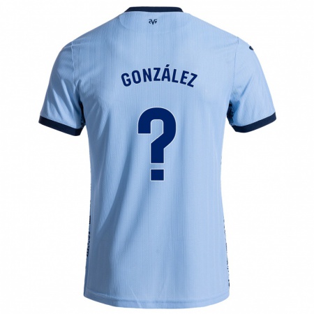 Kandiny Kinder Dani González #0 Himmelblau Auswärtstrikot Trikot 2024/25 T-Shirt