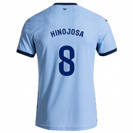 Kandiny Kinder Sergio Hinojosa #8 Himmelblau Auswärtstrikot Trikot 2024/25 T-Shirt