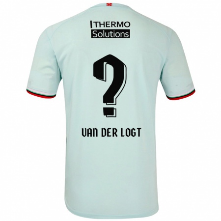 Kandiny Kinder Jim Van Der Logt #0 Hellgrün Auswärtstrikot Trikot 2024/25 T-Shirt