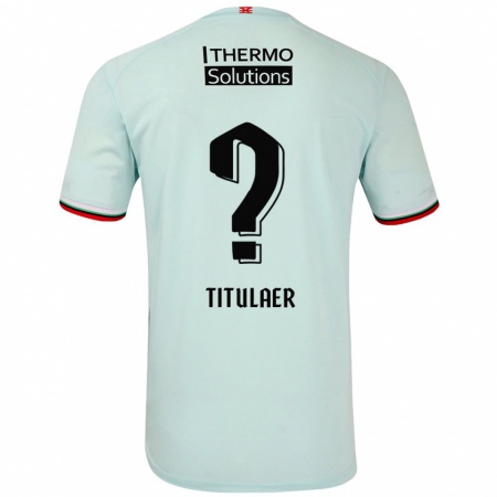 Kandiny Kinder Björn Titulaer #0 Hellgrün Auswärtstrikot Trikot 2024/25 T-Shirt