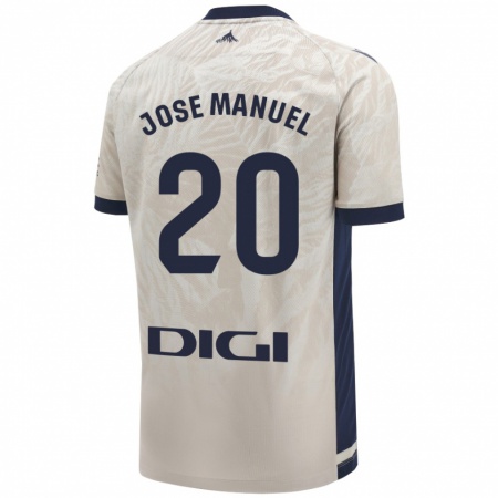 Kandiny Kinder José Manuel Arnáiz #20 Hellgrau Auswärtstrikot Trikot 2024/25 T-Shirt