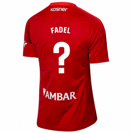 Kandiny Kinder Ismael Fadel #0 Weiß Blau Auswärtstrikot Trikot 2024/25 T-Shirt