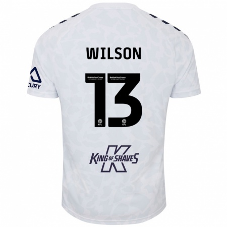 Kandiny Kinder Ben Wilson #13 Weiß Auswärtstrikot Trikot 2024/25 T-Shirt