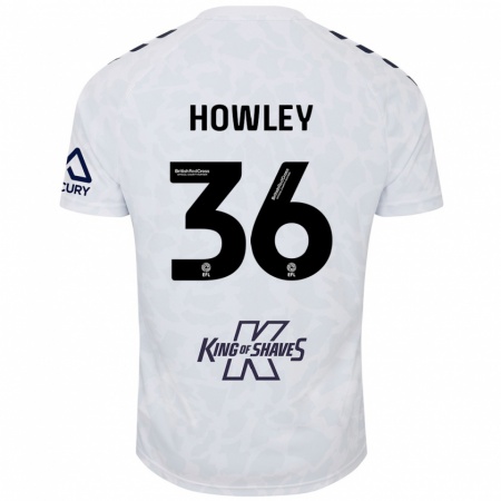 Kandiny Kinder Ryan Howley #36 Weiß Auswärtstrikot Trikot 2024/25 T-Shirt