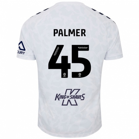 Kandiny Kinder Kasey Palmer #45 Weiß Auswärtstrikot Trikot 2024/25 T-Shirt