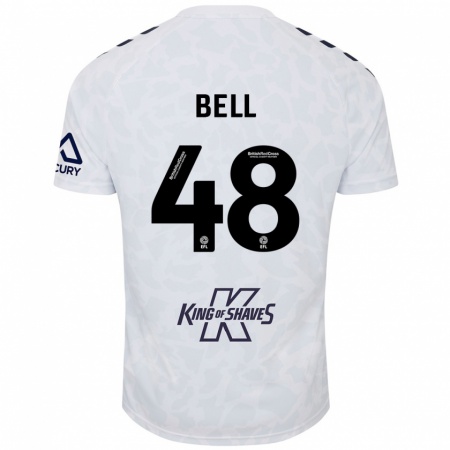 Kandiny Kinder Luke Bell #48 Weiß Auswärtstrikot Trikot 2024/25 T-Shirt