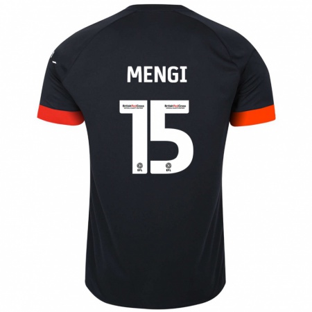 Kandiny Kinder Teden Mengi #15 Schwarz Orange Auswärtstrikot Trikot 2024/25 T-Shirt