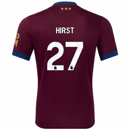 Kandiny Kinder George Hirst #27 Braun Auswärtstrikot Trikot 2024/25 T-Shirt