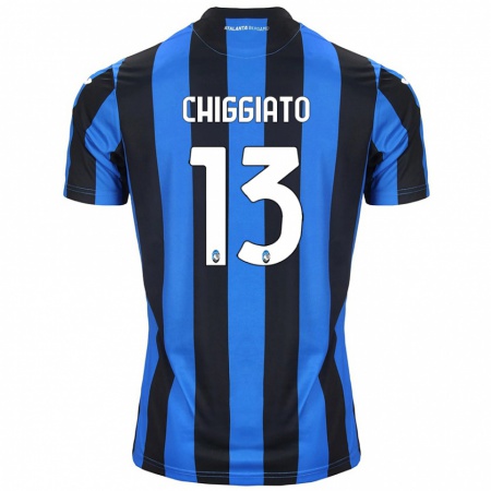 Kandiny Herren Gabriele Chiggiato #13 Blau Schwarz Heimtrikot Trikot 2024/25 T-Shirt