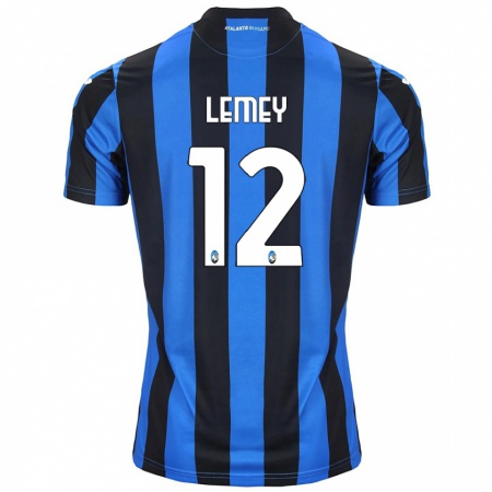 Kandiny Herren Diede Lemey #12 Blau Schwarz Heimtrikot Trikot 2024/25 T-Shirt