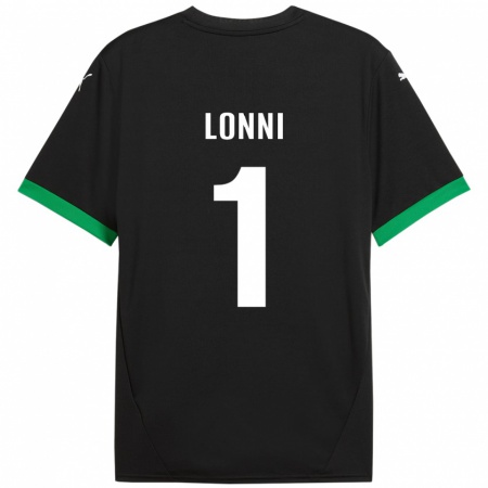 Kandiny Herren Lia Lonni #1 Schwarz Dunkelgrün Heimtrikot Trikot 2024/25 T-Shirt