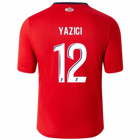 Kandiny Herren Yusuf Yazici #12 Rot Weiß Heimtrikot Trikot 2024/25 T-Shirt