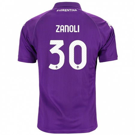 Kandiny Herren Martina Zanoli #30 Violett Heimtrikot Trikot 2024/25 T-Shirt