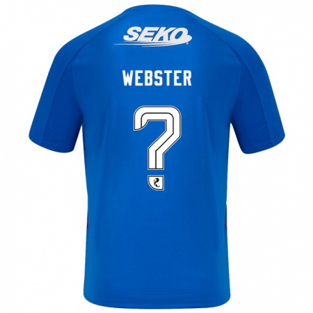 Kandiny Herren Kristian Webster #0 Dunkelblau Heimtrikot Trikot 2024/25 T-Shirt