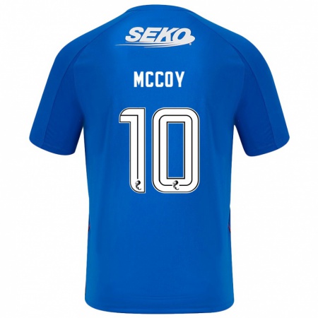 Kandiny Herren Kayla Mccoy #10 Dunkelblau Heimtrikot Trikot 2024/25 T-Shirt