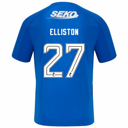 Kandiny Herren Maddie Elliston #27 Dunkelblau Heimtrikot Trikot 2024/25 T-Shirt