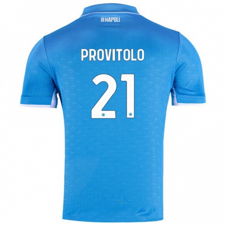 Kandiny Herren Vincenzo Provitolo #21 Himmelblau Heimtrikot Trikot 2024/25 T-Shirt