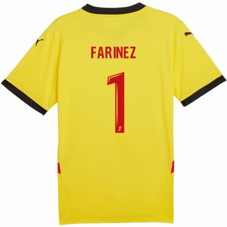 Kandiny Herren Wuilker Fariñez #1 Gelb Rot Heimtrikot Trikot 2024/25 T-Shirt