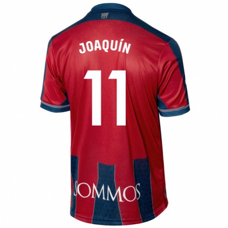 Kandiny Herren Joaquín Muñoz #11 Rot Blau Heimtrikot Trikot 2024/25 T-Shirt