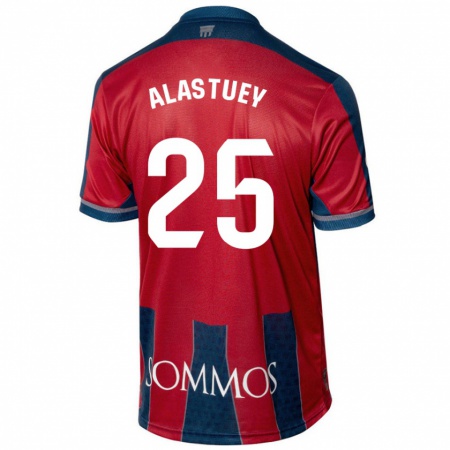 Kandiny Herren Martina Alastuey #25 Rot Blau Heimtrikot Trikot 2024/25 T-Shirt