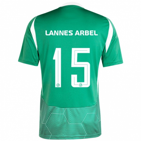 Kandiny Herren Tomer Lannes Arbel #15 Grün Weiß Heimtrikot Trikot 2024/25 T-Shirt