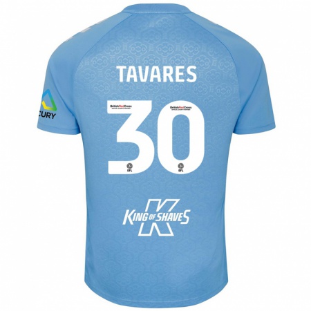 Kandiny Herren Fábio Tavares #30 Blau Weiß Heimtrikot Trikot 2024/25 T-Shirt