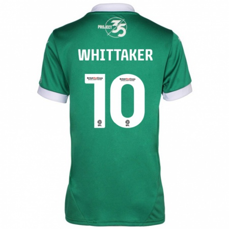 Kandiny Herren Morgan Whittaker #10 Grün Weiß Heimtrikot Trikot 2024/25 T-Shirt