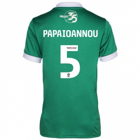 Kandiny Herren Panagiota Papaioannou #5 Grün Weiß Heimtrikot Trikot 2024/25 T-Shirt