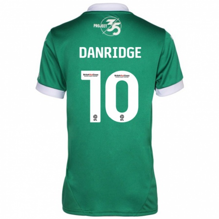 Kandiny Herren Rebecca Danridge #10 Grün Weiß Heimtrikot Trikot 2024/25 T-Shirt