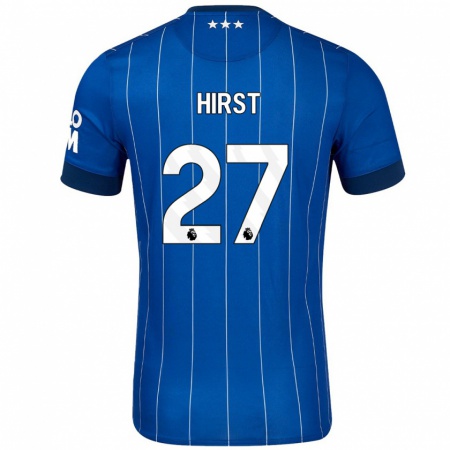 Kandiny Herren George Hirst #27 Marineblau Heimtrikot Trikot 2024/25 T-Shirt