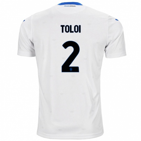 Kandiny Herren Rafael Tolói #2 Weiß Auswärtstrikot Trikot 2024/25 T-Shirt