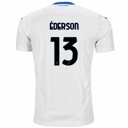 Kandiny Herren Éderson #13 Weiß Auswärtstrikot Trikot 2024/25 T-Shirt