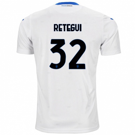 Kandiny Herren Mateo Retegui #32 Weiß Auswärtstrikot Trikot 2024/25 T-Shirt