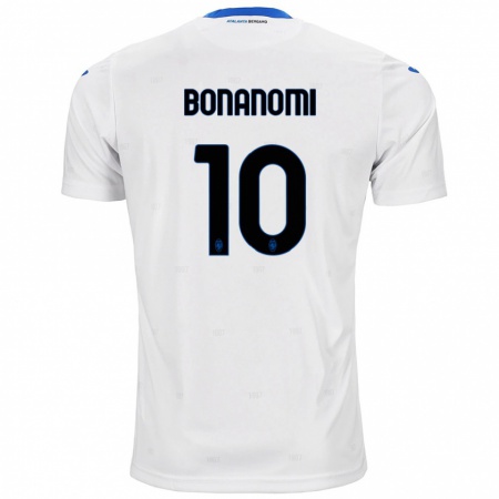 Kandiny Herren Andrea Bonanomi #10 Weiß Auswärtstrikot Trikot 2024/25 T-Shirt