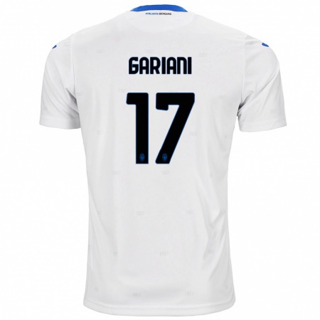 Kandiny Herren Niccolò Gariani #17 Weiß Auswärtstrikot Trikot 2024/25 T-Shirt