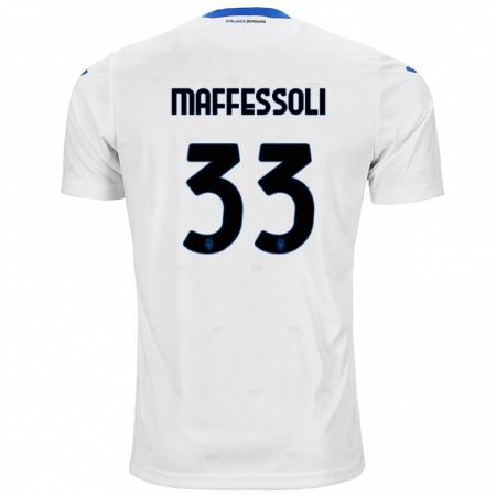 Kandiny Herren Manuel Maffessoli #33 Weiß Auswärtstrikot Trikot 2024/25 T-Shirt