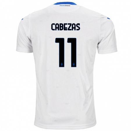 Kandiny Herren Bryan Cabezas #11 Weiß Auswärtstrikot Trikot 2024/25 T-Shirt