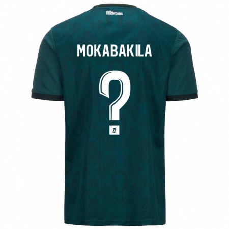 Kandiny Herren Nick Mokabakila #0 Dunkelgrün Auswärtstrikot Trikot 2024/25 T-Shirt