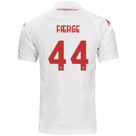 Kandiny Herren Emma Færge #44 Weiß Auswärtstrikot Trikot 2024/25 T-Shirt