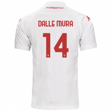 Kandiny Herren Christian Dalle Mura #14 Weiß Auswärtstrikot Trikot 2024/25 T-Shirt