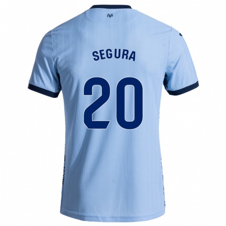 Kandiny Herren Carlos Segura #20 Himmelblau Auswärtstrikot Trikot 2024/25 T-Shirt