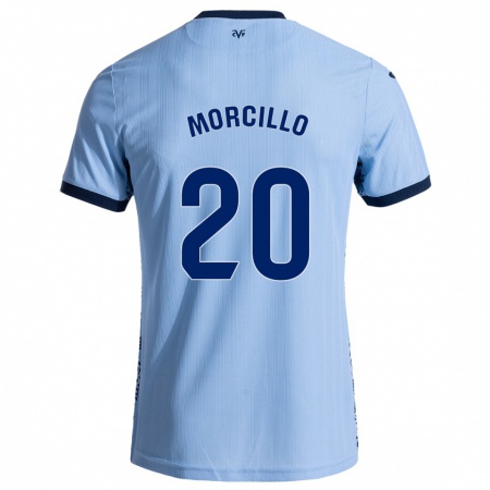 Kandiny Herren Raquel Morcillo #20 Himmelblau Auswärtstrikot Trikot 2024/25 T-Shirt