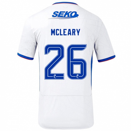 Kandiny Herren Jodi Mcleary #26 Weiß Blau Auswärtstrikot Trikot 2024/25 T-Shirt