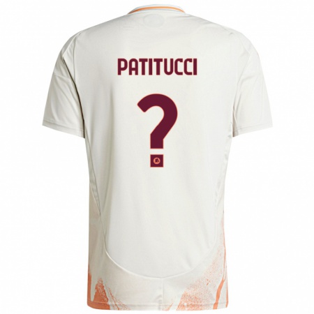 Kandiny Herren Christian Patitucci #0 Cremeweiß Orange Auswärtstrikot Trikot 2024/25 T-Shirt