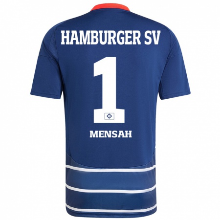 Kandiny Herren Steven Mensah #1 Dunkelblau Auswärtstrikot Trikot 2024/25 T-Shirt